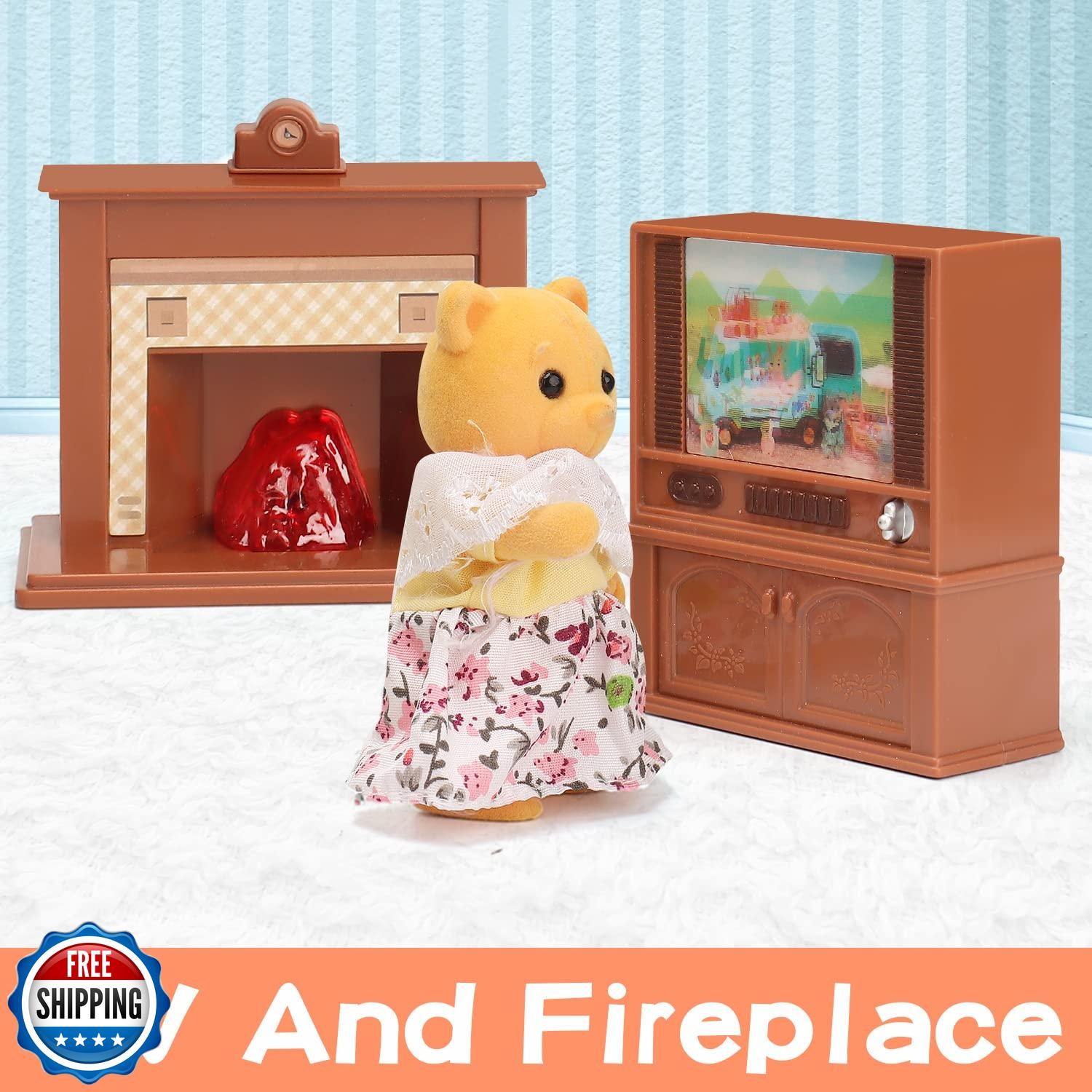 Dollhouse Furniture Set for Kids Toys Miniature Doll House Access