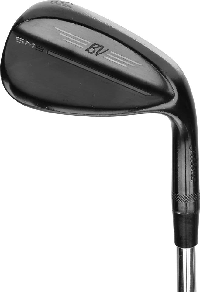 Titleist Vokey SM9 Jet Black Premium S шлифовальный 56* сэнд-ведж 56-10 KBS Tour VG