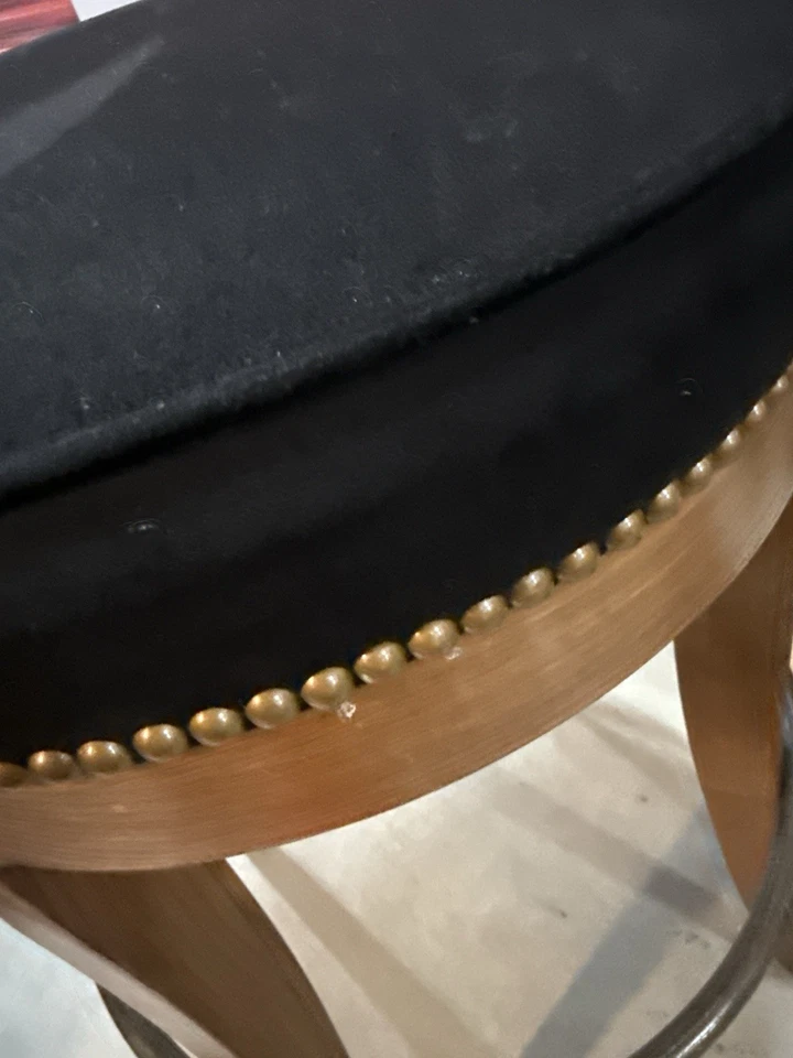 Swaim Designer Bar Stools – Natural Oak + Ultra-Suede – Trade Quality [Set of 4] - Image 4 of 4