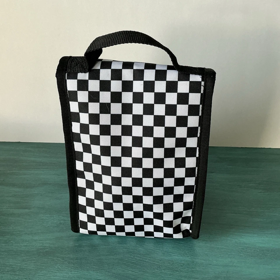 VANS Off the Wall Old Skool Negro Clásico A Cuadros Fiambrera Icónico Saco de Patín Foto 2 de 4