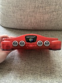 Nintendo 64 Launch Edition Watermelon Red CONSOLE ONLY! TESTED