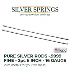 .9999 Silver Electrodes for Colloidal Silver ...