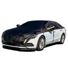 Half Car Cover All Weather Car Body Cover for All Season Sunshade Fit Sedan