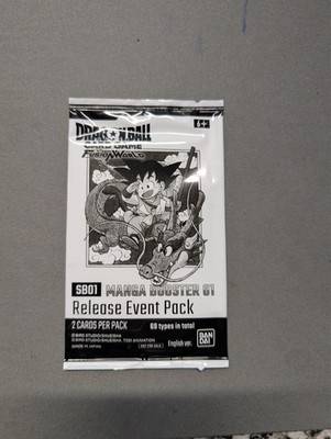 Dragon Ball Super TCG SB01 Manga Booster 01 release event pack