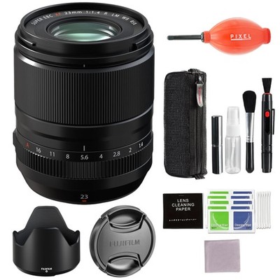 FUJIFILM XF 23mm f/1.4 R LM WR Lens with Advanced Accessories
