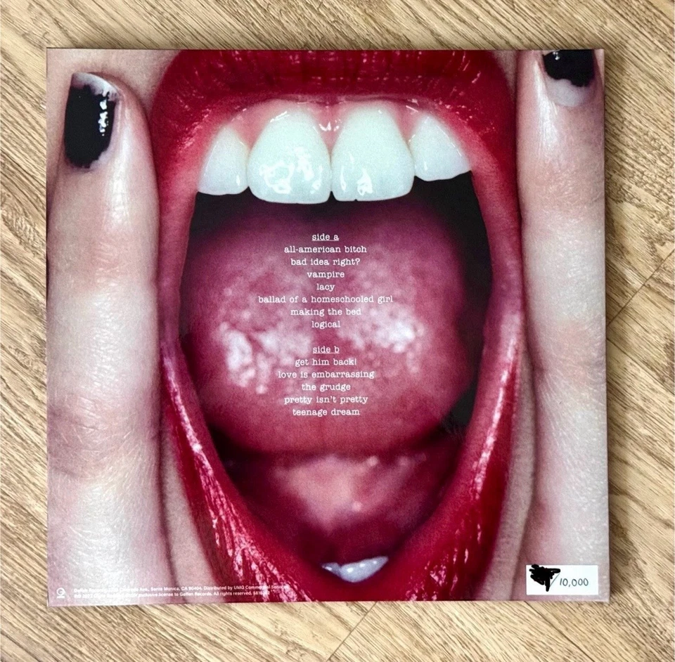 Olivia Rodrigo Guts Spilled Zoetrope Vinyl LP Blood Records Exclusive /10000 - Image 2 of 4