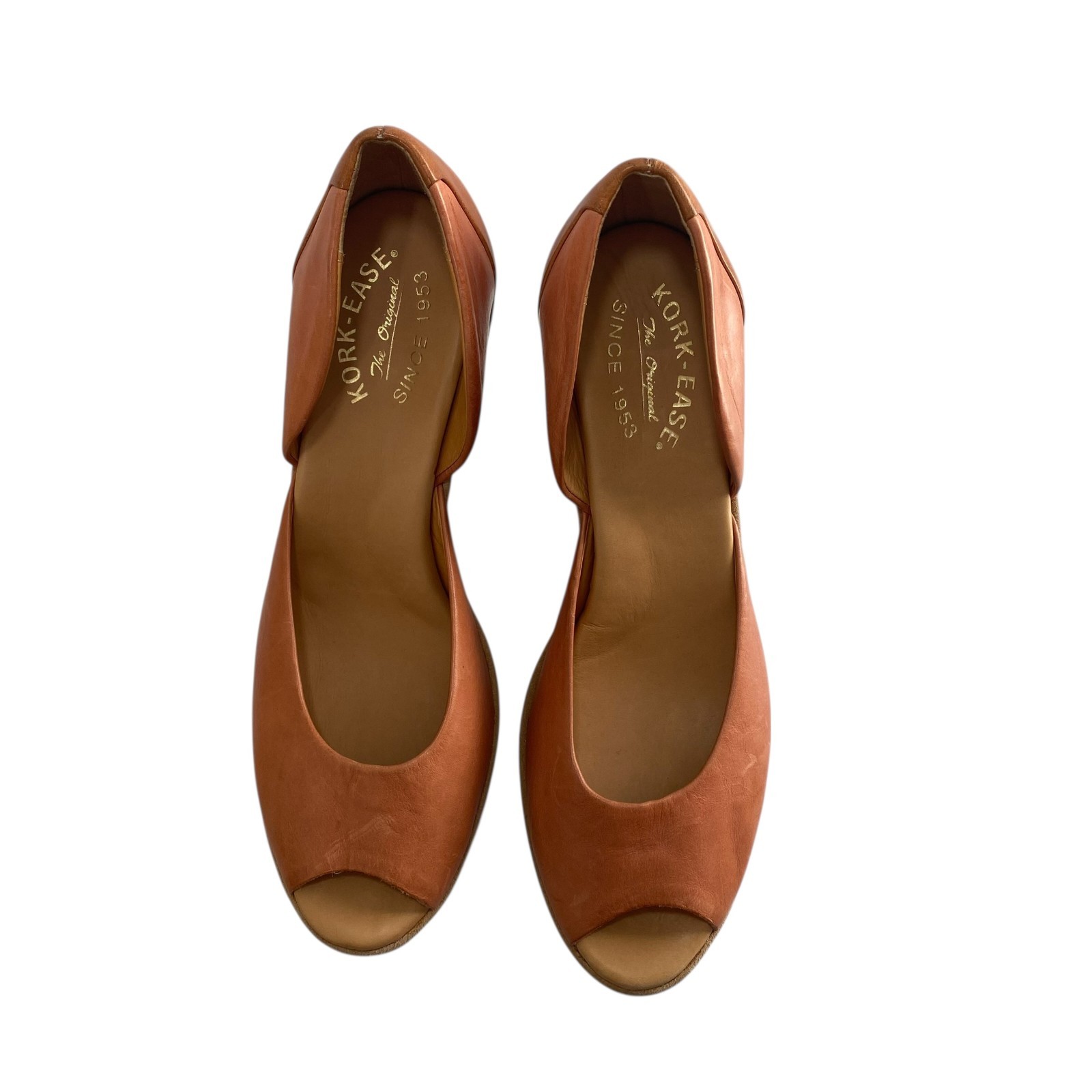 Kork-Ease Soft Platform Leather Upper Lining Peep… - image 6