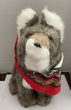 Vintage Kathy s Kreations Howling Wolf/Coyote 16 Plush with Bandana PHOENIX