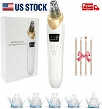 Blackhead Remover Pore Vacuum,Facial Pore Cleaner Blackhead Vacuum Gold 