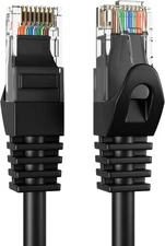 Cables Direct Online Cat6 50FT Network Ethernet Patch Cable, 50ft, Black 