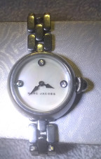 Marc Jacobs Quartz Watch MJ3459 Courtney MOP Dial New Bat All Stainless Nice