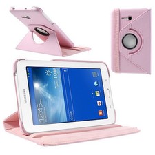 Custodia flip custodia tablet per Samsung Galaxy Tab 3 Lite 7.0 3G / SM-T111 360° rosa