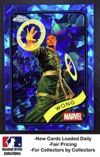 2025 Topps Chrome Sapphire Edition Marvel #86 Wong Dr Doctor Strange