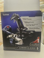 Saitek Cyborg V.1 Flight Stick Joystick USB PC Flight Simulator Controller BNIB