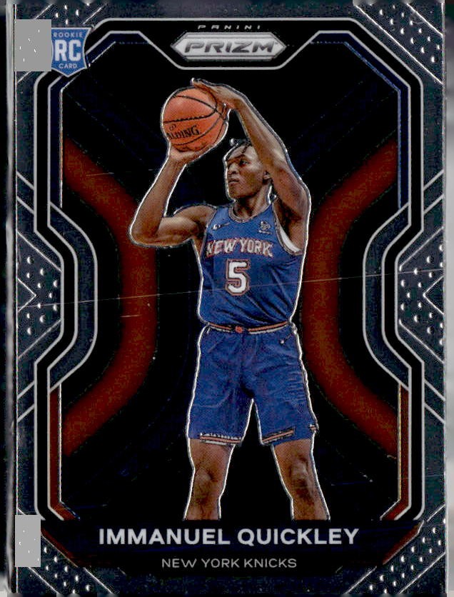 2020-21 Panini Prizm #296 Immanuel Quickley New York Knicks (I)