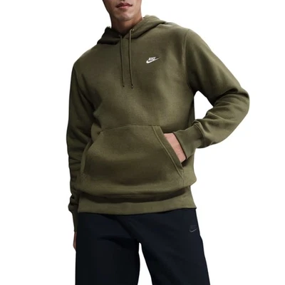 Nike Sweat à Capuche pour Homme Club Fleece Vert - Photo 1/4