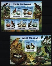 Prophila Collection Guinea-Bissau Briefmarken 2001 Vögel – 9 Werte Postfrisch MNH (Nr. 1428-1436)