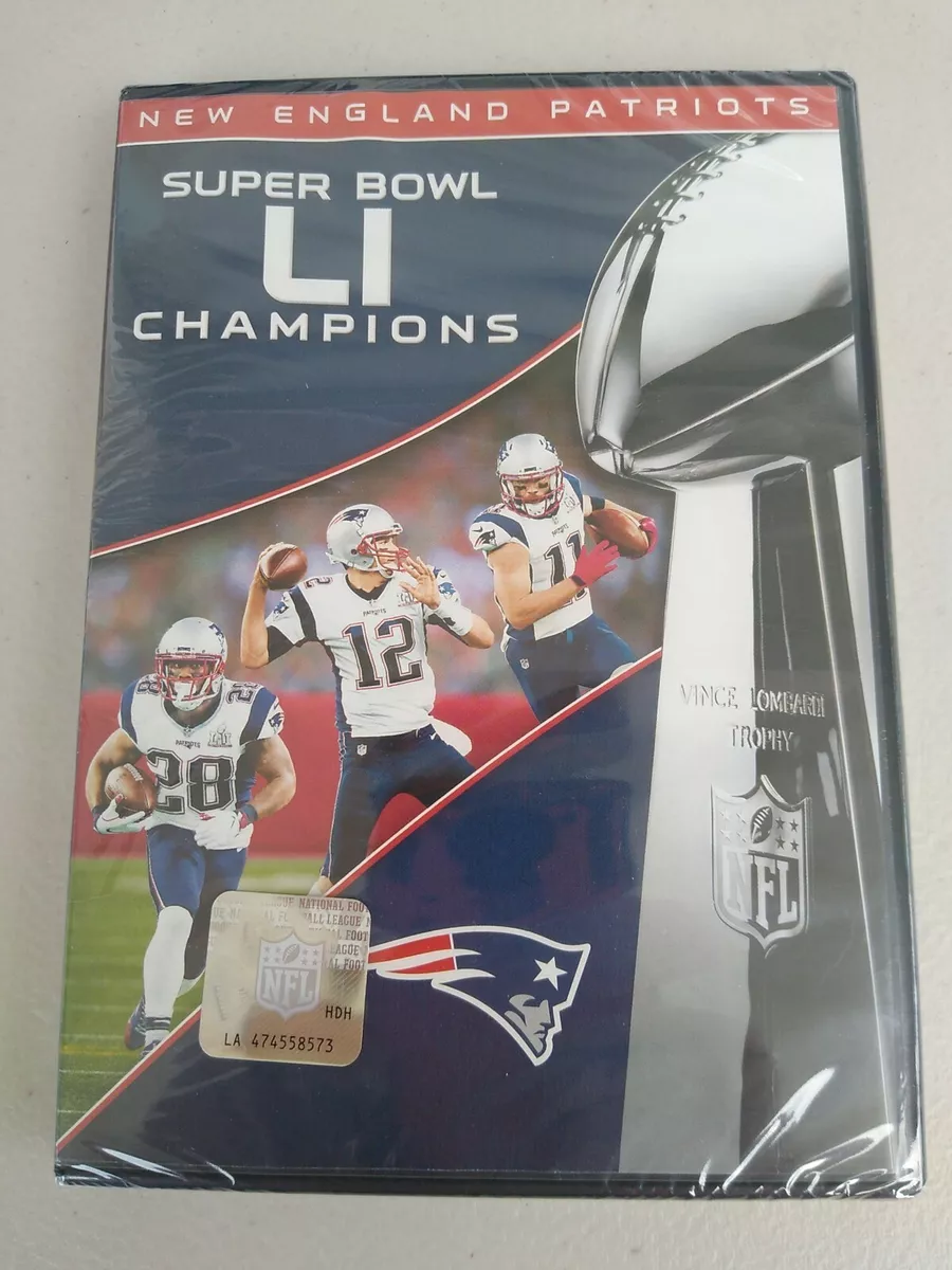 NFL Super Bowl LI Champions New England Patriots DVD NEW SEALED Football 51