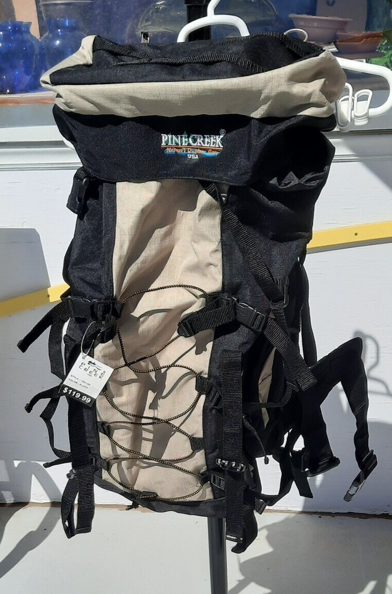 Pine Creek Camp Pack Hiking Backpack 26 x 12 x 8 NWT