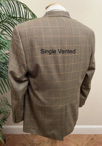 VITALE BARBERIS CANONINCO BLAZER SIZE 38 SPORT COAT HOUNDSTOOTH PLAID JACKET - Picture 7 of 13