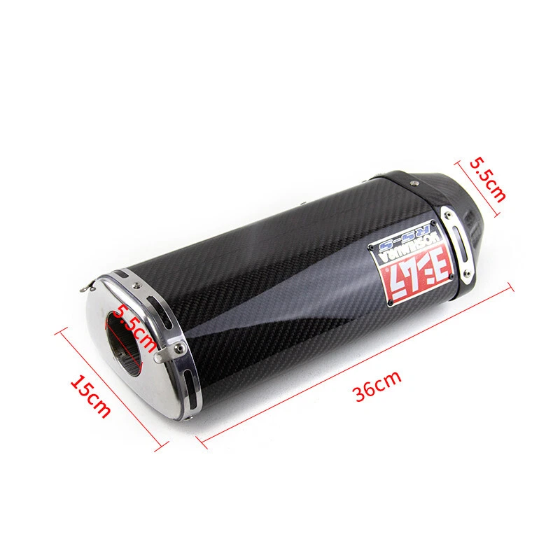 For Honda CBR600RR F5 2005-2024 Exhaust System Kit Mid Link Pipe Carbon Muffler - Image 2 of 4