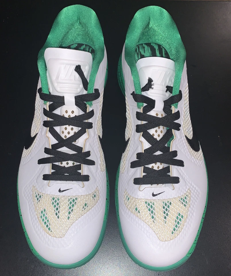 Nike Lunar Hypergamer Low, white/Gore Green size 9 - Image 2 of 4