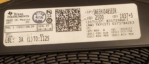 (10 pic) Texas instruments( SN65HVD485EDR) Half-Duplex RS-485 Transceiver - Picture 10 of 12