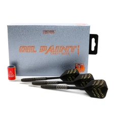 CUESOUL CRAFT BEER Oil Paint Finished 90% Tungsten 23g Steel Tip Darts-Gun Grey