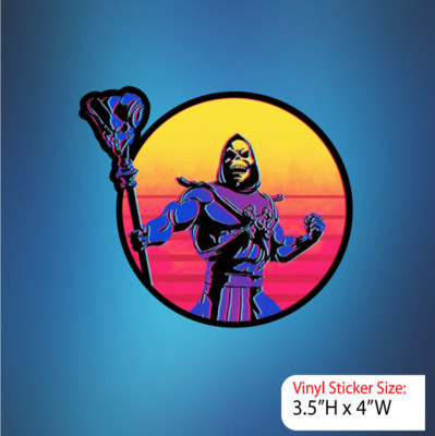 Skeletor / Masters Of the Universe/He-Man / Version C / Decal / Sticker