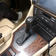 Kohlefaser Automatik Gang Schalthebelknopf Cover F�r BMW E60 E61 x3 x5 e83 e53