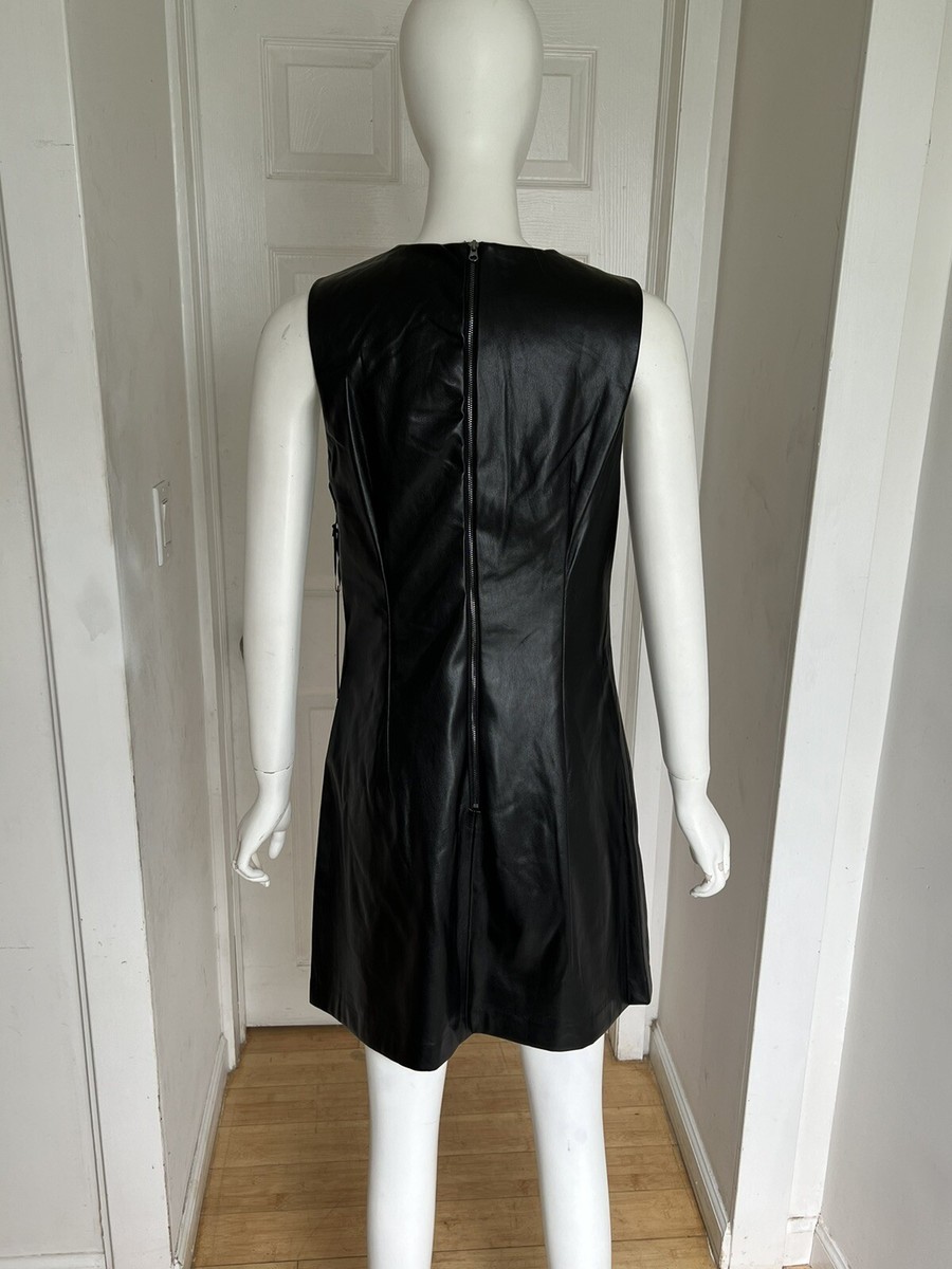 house of harlow faux leather dress House of Harlow faux leather brown chocolate