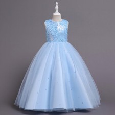 Kids Dress Children Wedding Princess Dress for Flower Girls Dance Performance