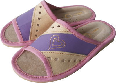 Mädchen Echtleder Hausschuhe Schuhgröße 8,5 - 2,5 extra robust (27)