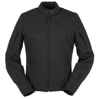Furygan Ladies Classic All Seasons Motorcycle Textile Jacket Jody - Black