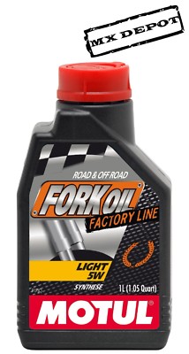 MOTUL FACTORY LINE 5w FORK OIL  / SUSPENSION FLUID for KAWASAKI KXF250 KXF450