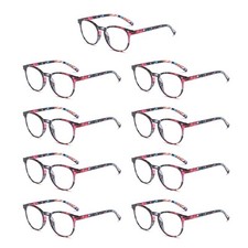 9 Pairs Womens Ladies Blue Light Blocking Reading Glasses Spring Hinge Readers