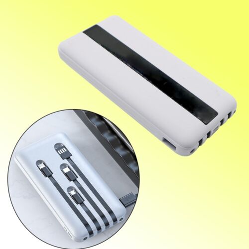 High Power 20000mAh LED Power External Type-C Micro Battery Power Bank for Phone