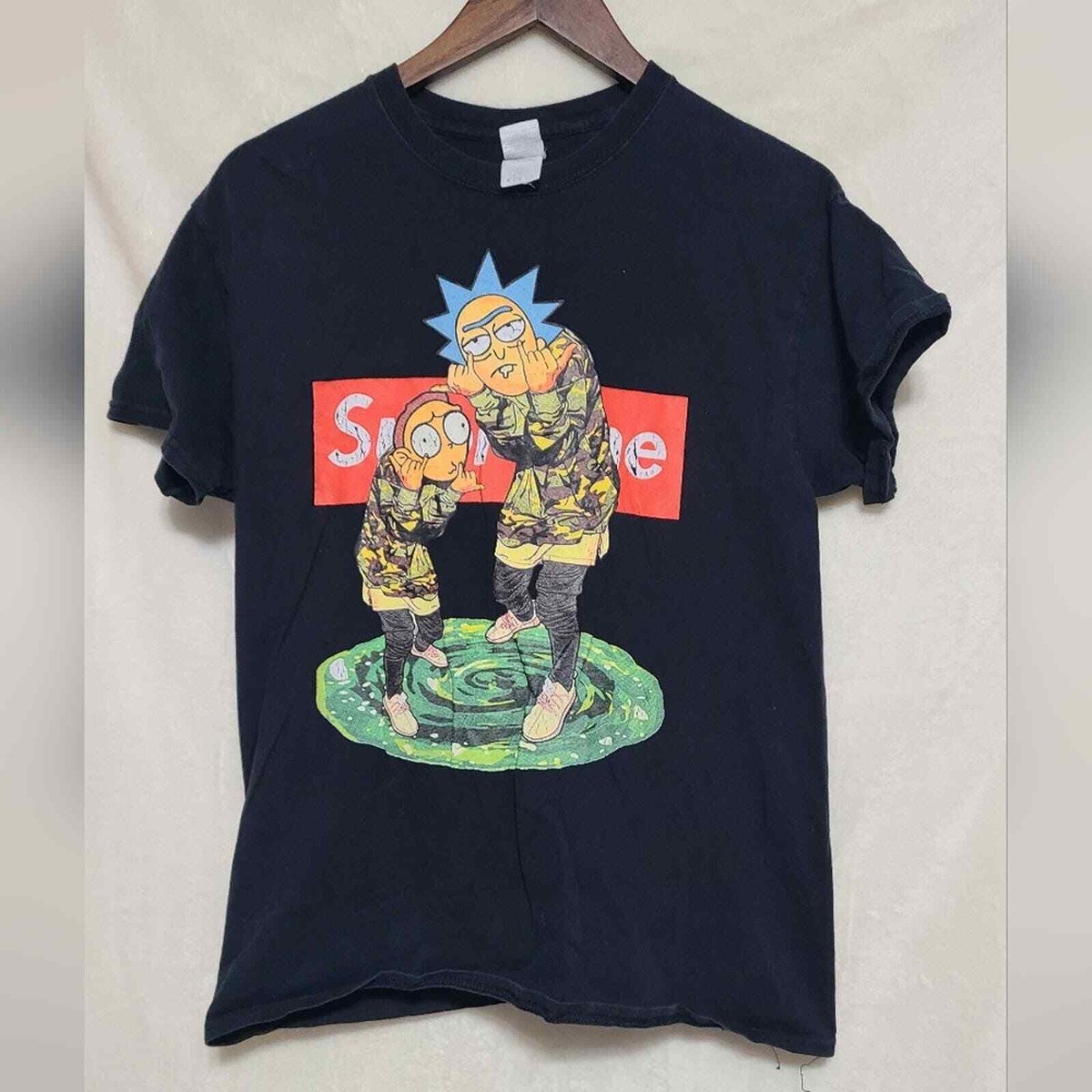 Men's Rick Morty Hypebeast Short Sleeve Tee Size M