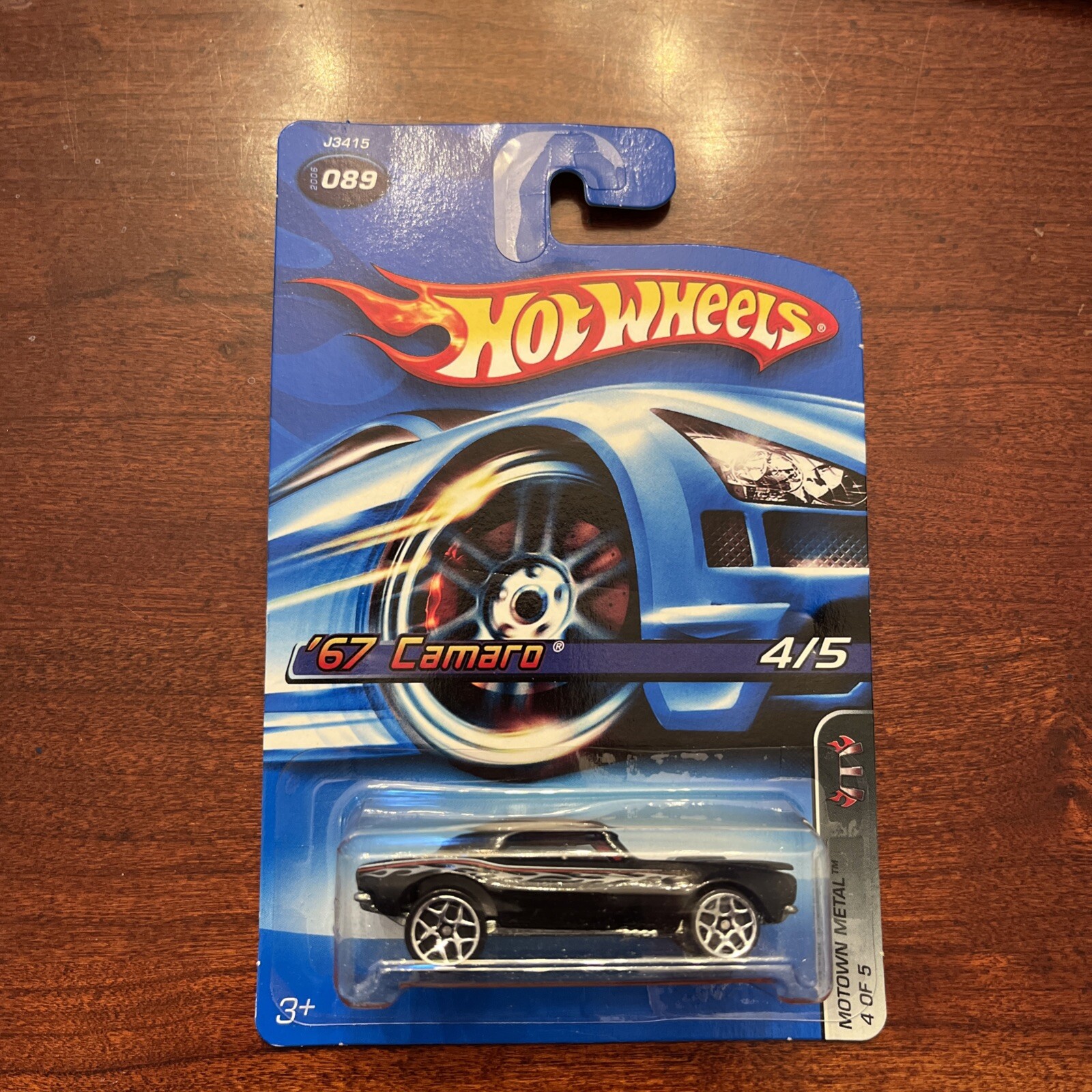 2006 HOT WHEELS MOTOWN METAL #4 OF 5 '67 CAMARO BLACK UNOPENED FREE SHIPPING