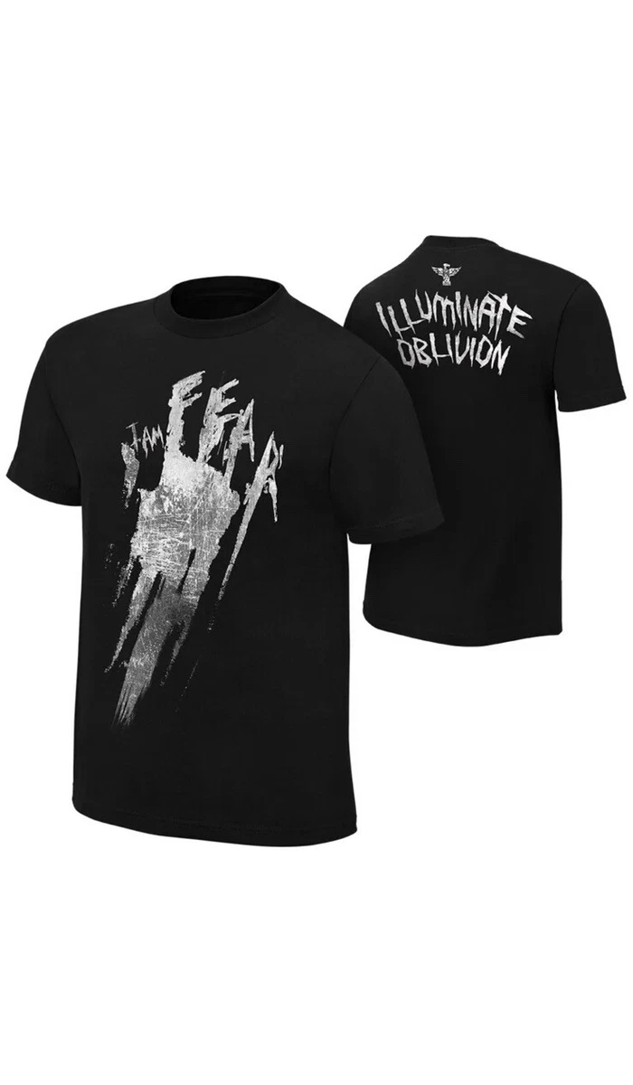 Men’s WWE Authentic Wrestling T-Shirt - Bray Wyatt I Am Fear Illuminate -  Large