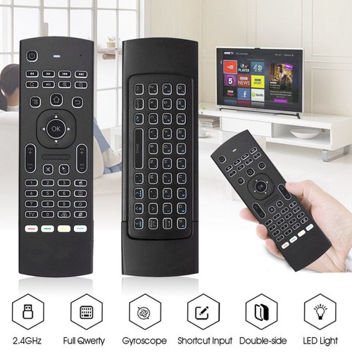 2.4G Backlit Fly Air Mouse Wireless Keyboard Remote Control for KODI TV BOX PC C - Picture 4 of 22