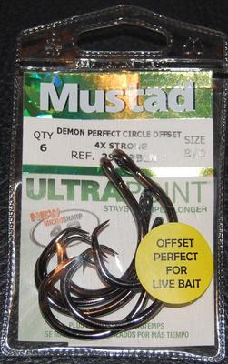 Mustad Ultrapoint Demon Circle Hook – Ami Da Pesca Inline Extra Fine (Confezione Da 6) - 3