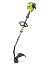 RYOBI 2-Cycle Gas Curved Shaft String Trimmer Weed Eater - UNTESTED