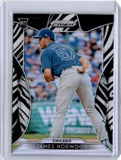2019 Prizm Zebra Refractor James Norwood 17/99 (B25) Cubs