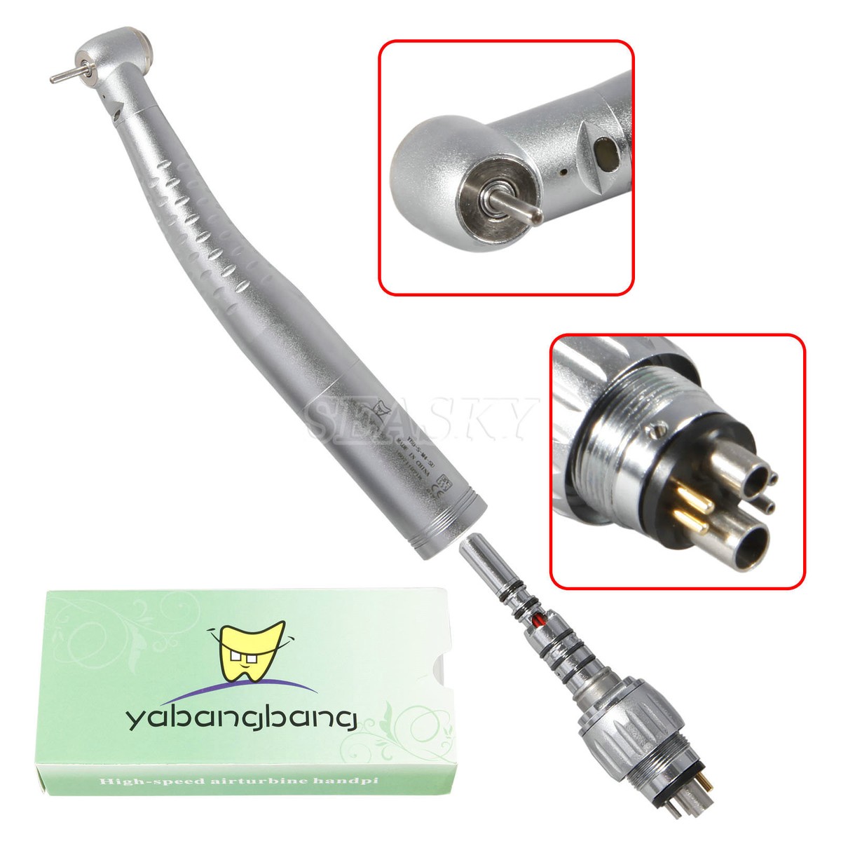 1-5 Stück Dental LED Turbine Fiber Optic Handstück – Kompatibel Mit Sirona & Kavo, Mit FDA-Zulassung, Hergestellt In China