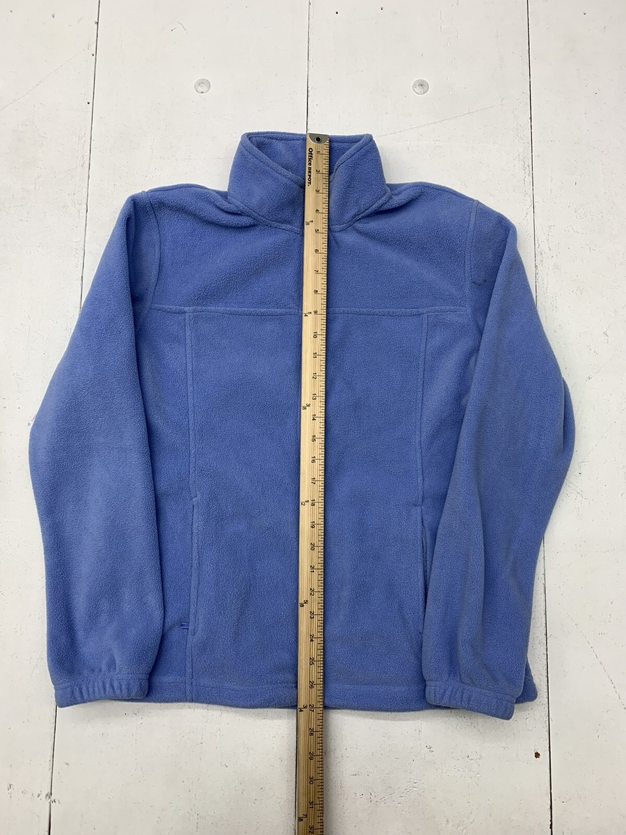 Swiss Alps Womens Light Blue Fleece Fullzip Jacket Size Large | eBay