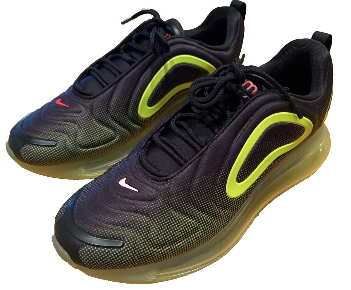nike air max 720 black neon