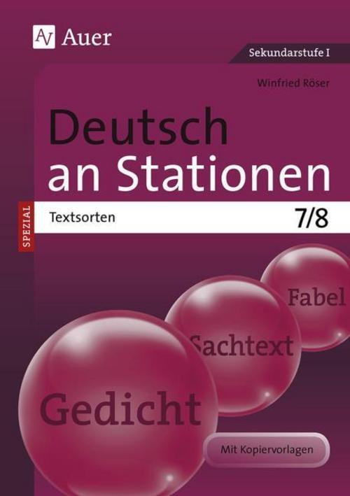 Thumbnail - Deutsch An Stationen Spezial Textsorten 7-8 Winfried Röser