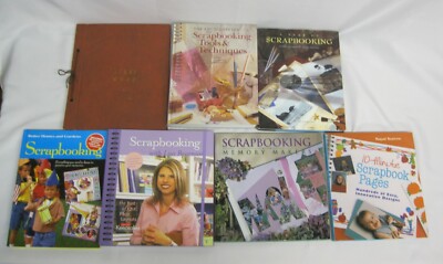 Encyclopedia of Scrapbooking Tools Techniques 10-Minute Scrapbook Book Lot of 7