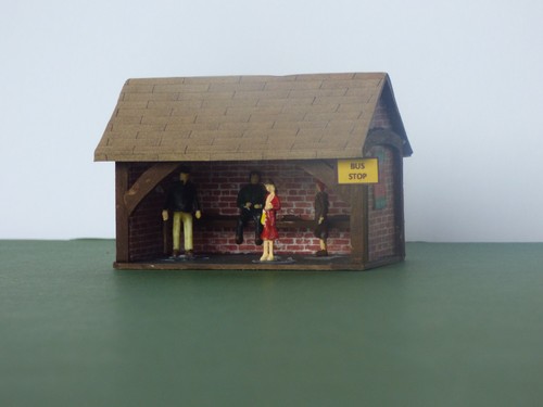 Nicely Detailed Scratch-built OO Scale Bus Stop Shelter | eBay